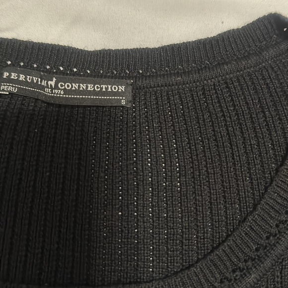 Peruvian Connection Black Blouse - Picture 7 of 12